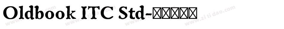 Oldbook ITC Std字体转换